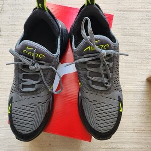 Nike Air Max 270 Gray with Neon Accents